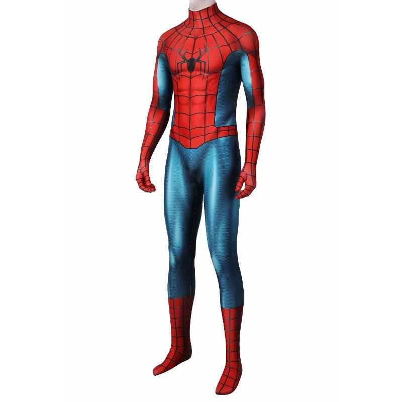 Traje de Cosplay do Homem-Aranha Coleção Clássica Edição Impressa - Traje Premium de Super-Herói - Estrela Cosplay