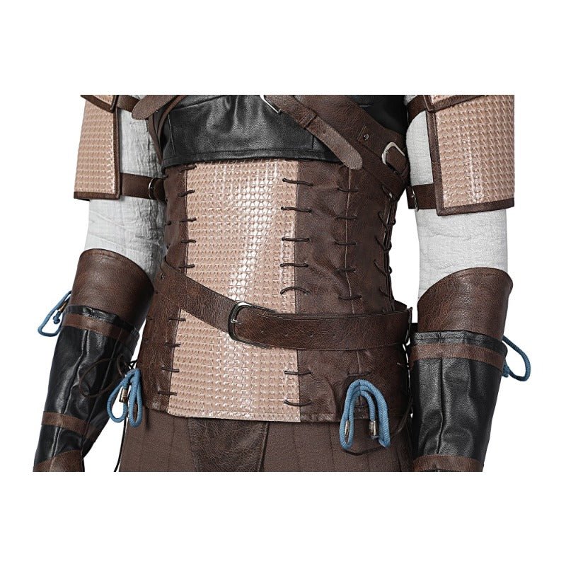 Traje de Cosplay de Geralt de Rivia do Witcher 3 - Jaqueta de Couro e Traje de Herói para Halloween - Estrela Cosplay