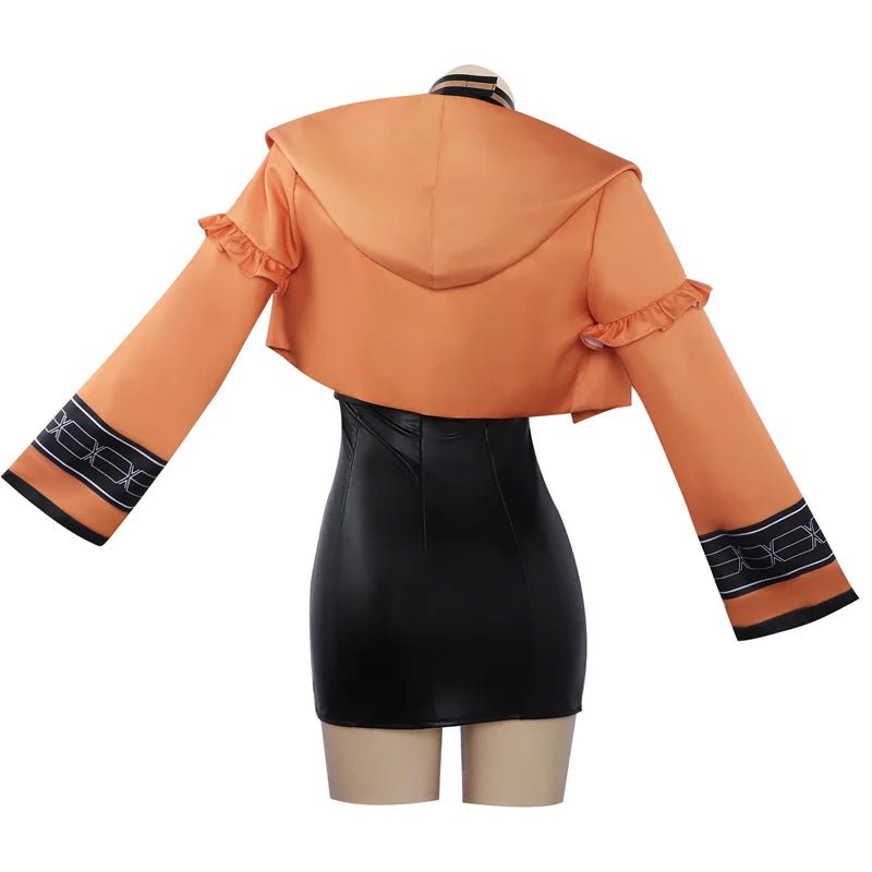 Fantasia de Cosplay Navia de Genshin Impact - Traje de Corrida com Chapéu - Estrela Cosplay