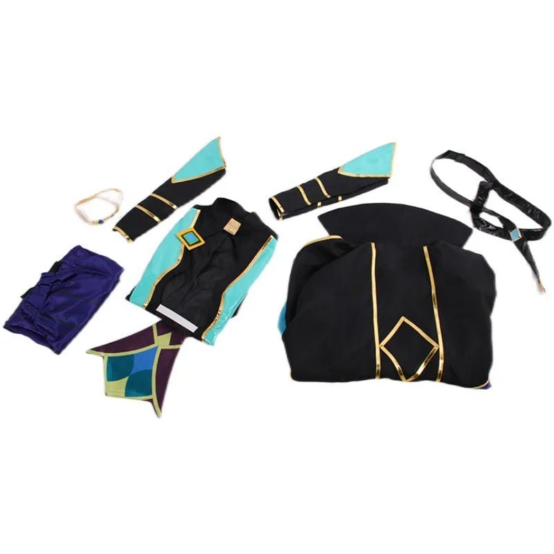 Fantasia de Cosplay LOL O Guardião das Estrelas Rakan - Top Calças Manto Uniforme Masculino para Halloween - Estrela Cosplay