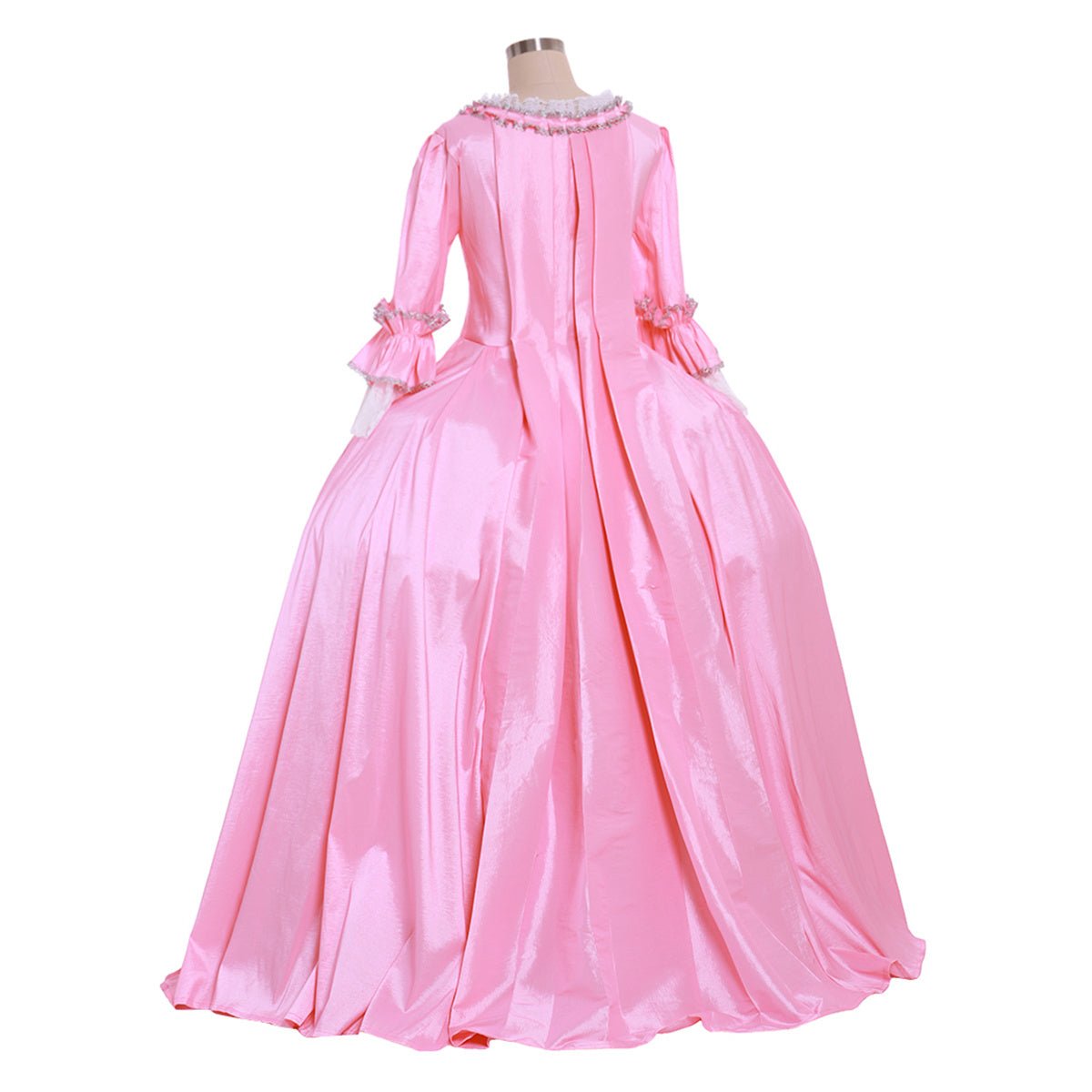 Vestido Rosa Nobre Medieval para Cosplay - Traje de Renascença Elegante - Estrela Cosplay