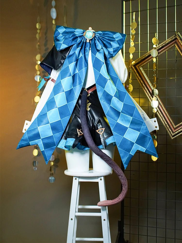 Fantasia Cosplay Lynette Genshin Impact - Uniforme de Mágico para Mulheres - Estrela Cosplay
