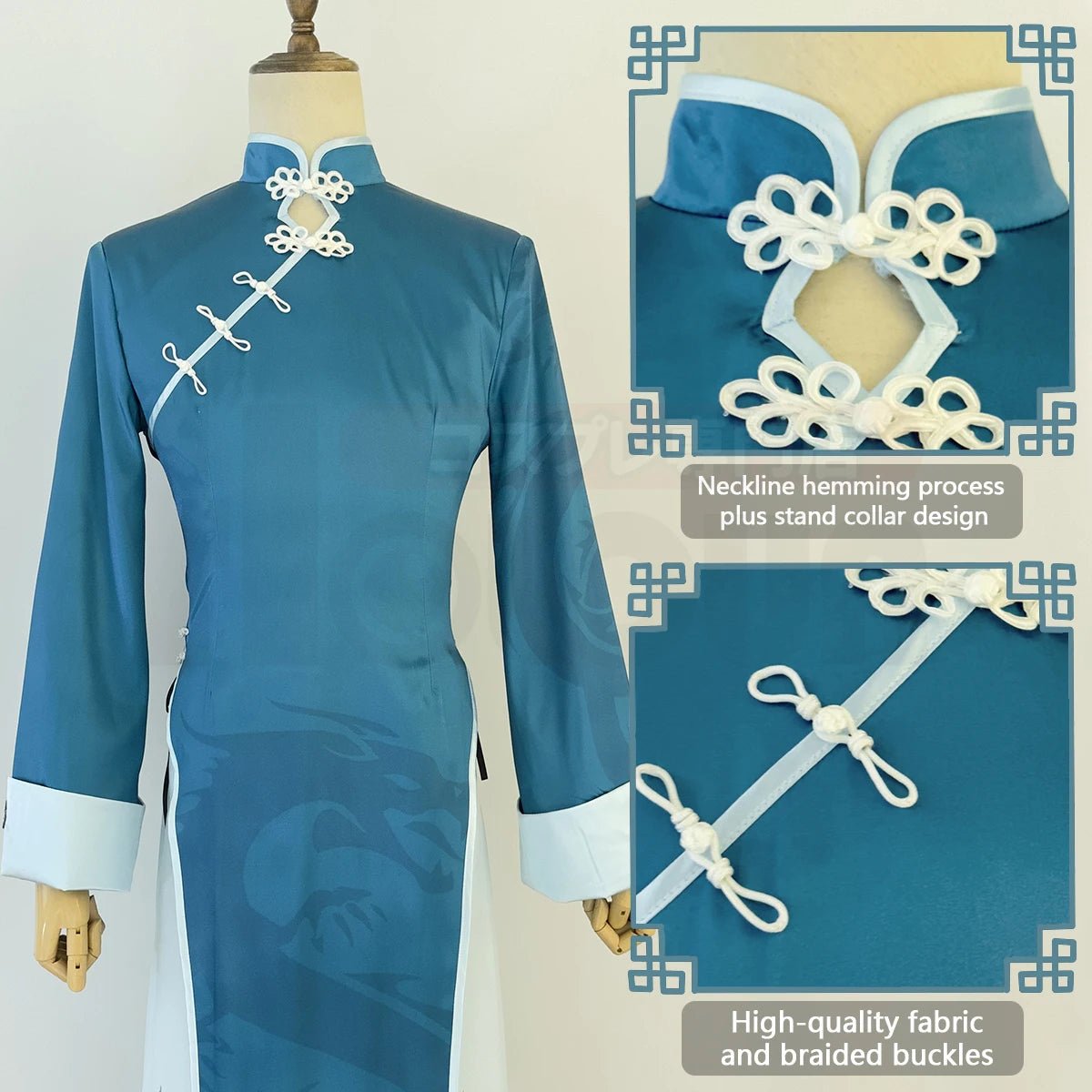 Blue Lock Anime Kaiser Cosplay Traje Chinês Verde Kung Fu Tang Peruca Rosa Fibra Sintética Halloween Natal - Estrela Cosplay