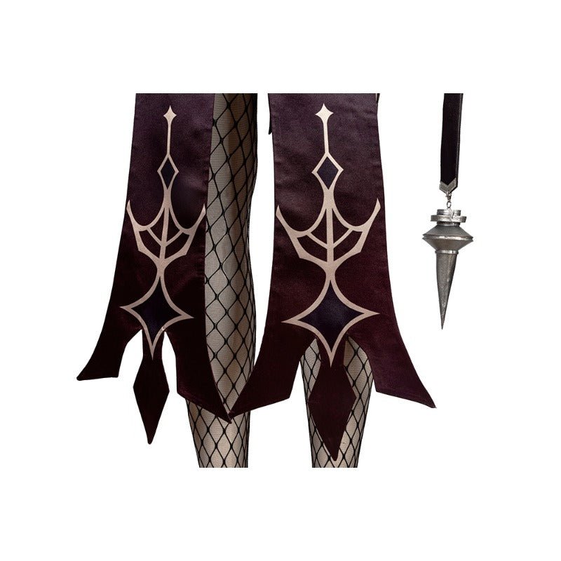 Fantasia Cosplay Genshin Impact Rosalia para Carnaval e Halloween - Estrela Cosplay