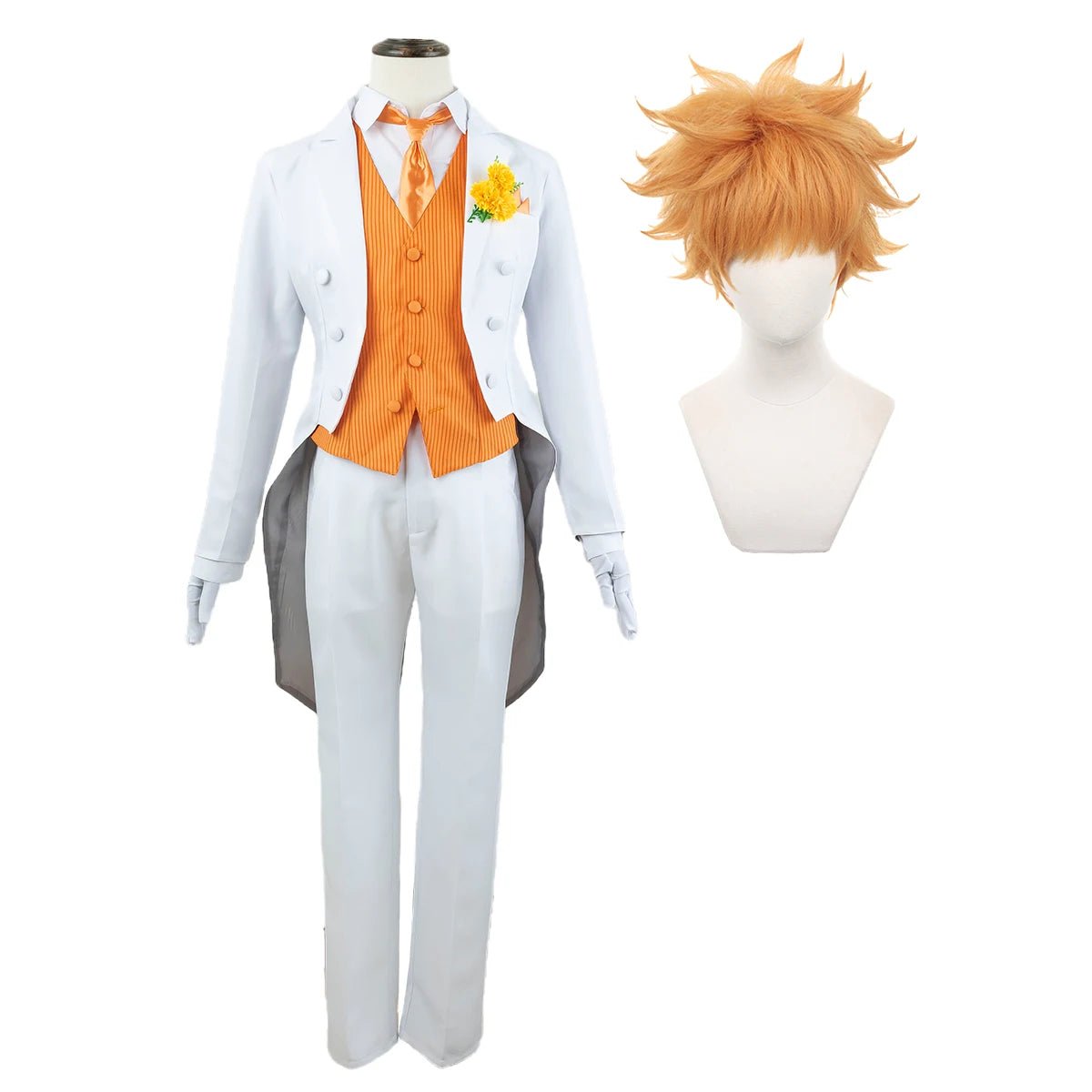 Fantasia Cosplay Kunigami Blue Lock Anime - Peruca e Tuxedo - Estrela Cosplay