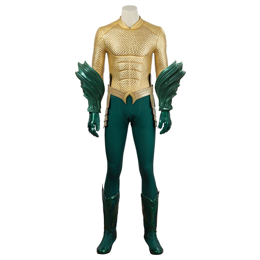 Fantasia de Aquaman Herói Sorridente - Personifique o Rei de Atlântida - Estrela Cosplay