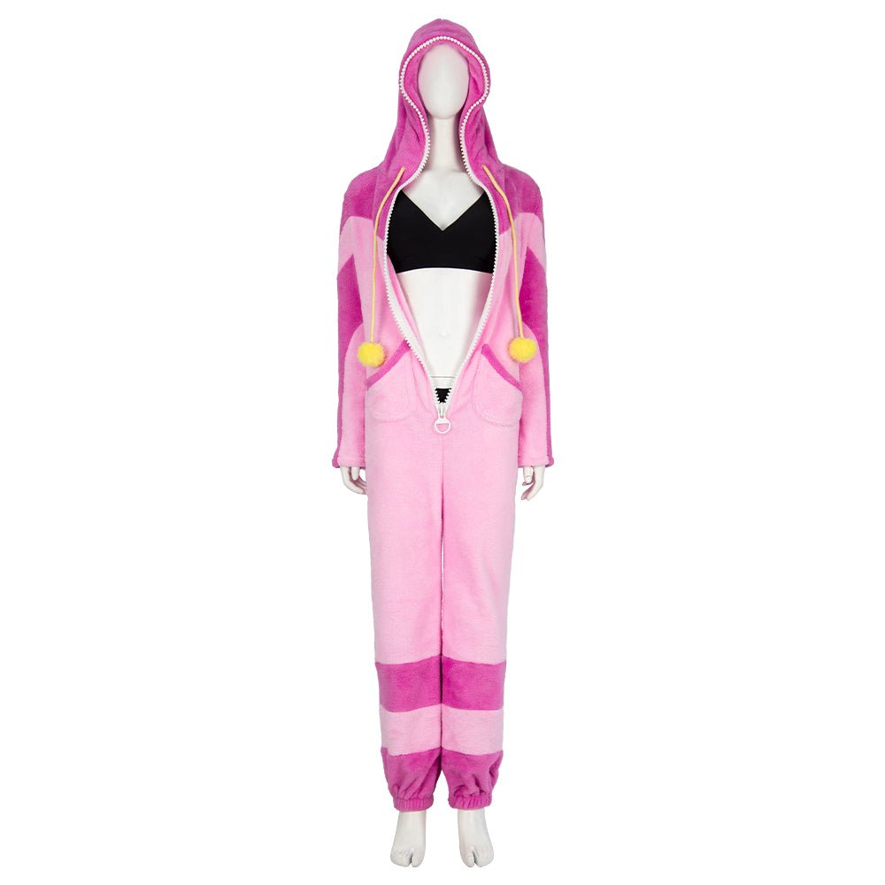 Fantasia de Cosplay Han Juri Versão Pijama de Street Fighter 6 - Estrela Cosplay