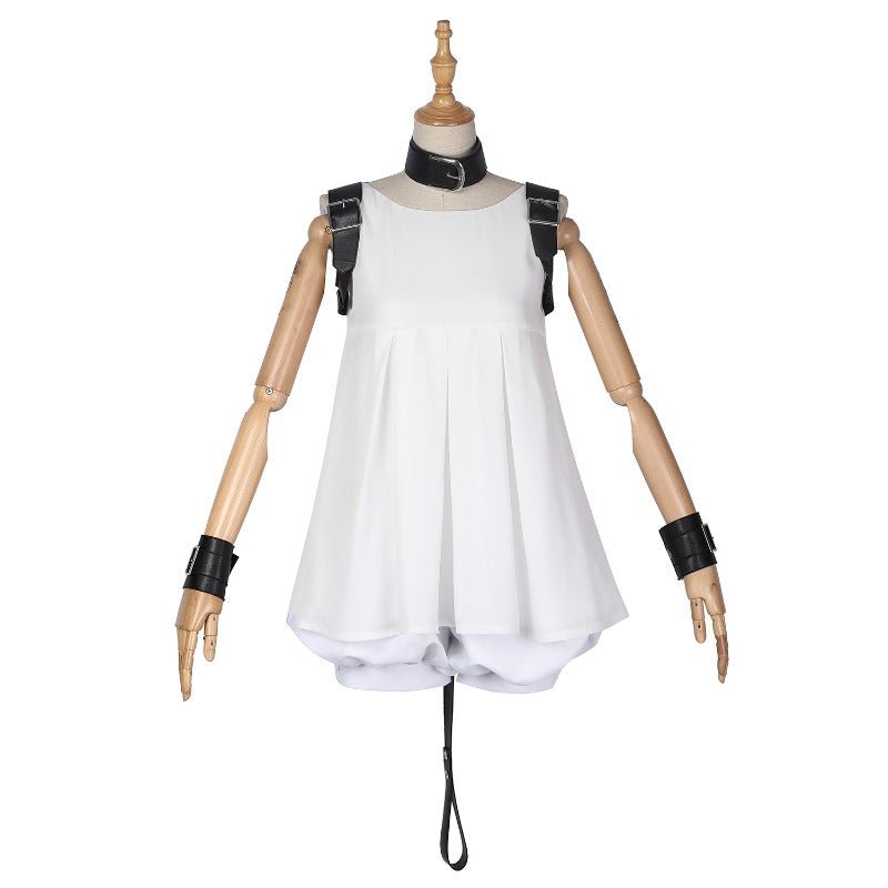 Fantasia de Cosplay Menina Branca NieR Reincarnation para Halloween e Eventos C00435 - Estrela Cosplay