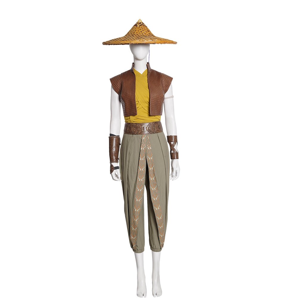 Fantasia de Cosplay Feminina Raya – Traje Personalizado Halloween com Capa Vermelha - Estrela Cosplay