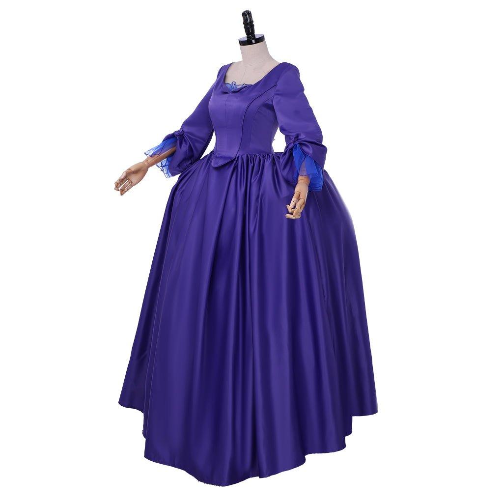 Vestido de Baile Violeta-Azul Claire Outlander | Fantasia Medieval para Halloween - Estrela Cosplay