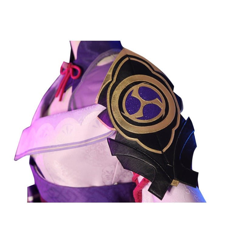 Traje de Cosplay Raiden Shogun Genshin Impact - Vestidos Elegantes para Halloween e Eventos - Estrela Cosplay