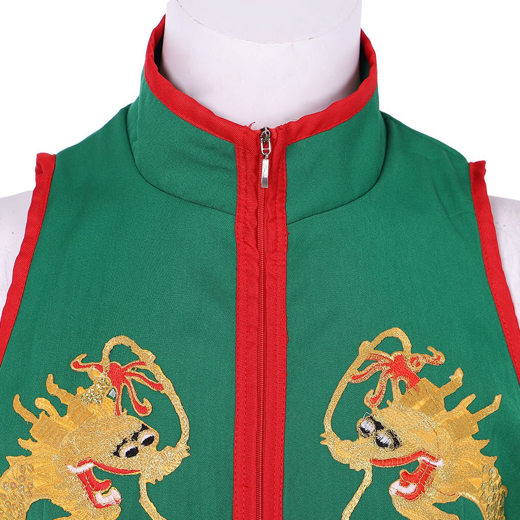 Fantasia Cosplay Sie Kensou de The King of Fighters | Traje de Kung Fu Azul para Homens - Estrela Cosplay