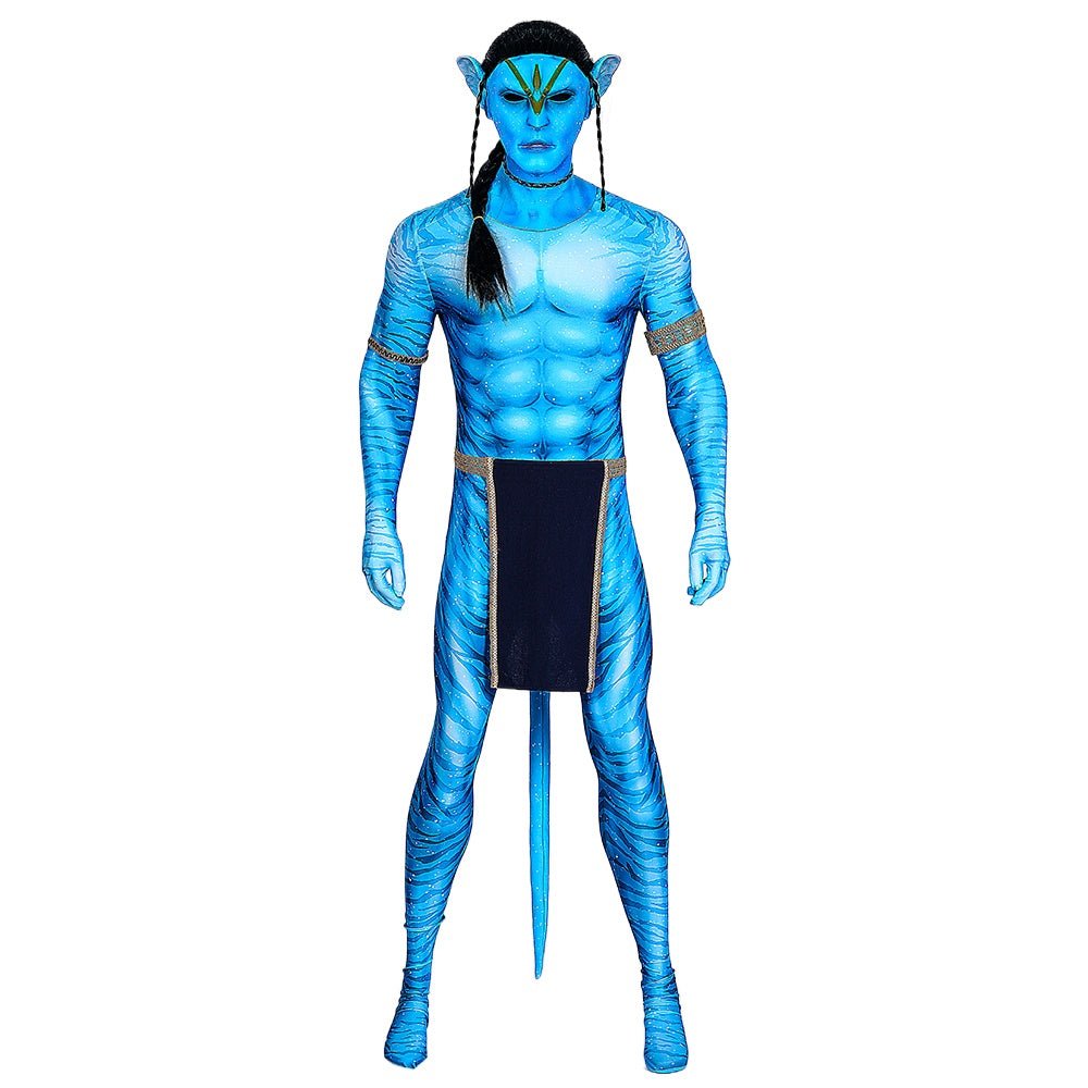 Fantasia Jake Sully - Avatar: O Caminho da Água - Traje Guerreiro Masculino para Halloween e Eventos - Estrela Cosplay