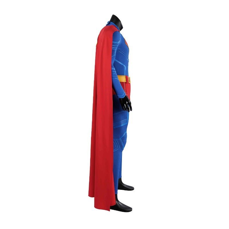 Fantasia de Cosplay Super-Herói Clark Kent - Macaquinho Azul com Capa Vermelha - Estrela Cosplay