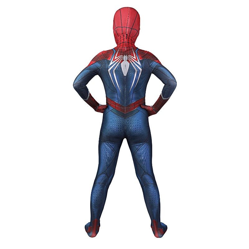 Traje de Cosplay Spider-Man Game Peter Parker para Crianças - Macacão Halloween - Estrela Cosplay
