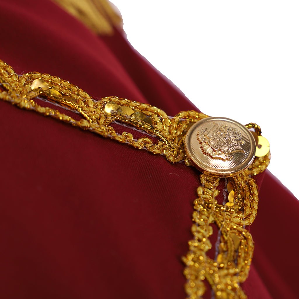 Casaco Militar Inspirado em Hamilton | Fantasia Gótica Aristocrática Colonial para Homens | Série Medieval Estrela do Cosplay - Estrela Cosplay