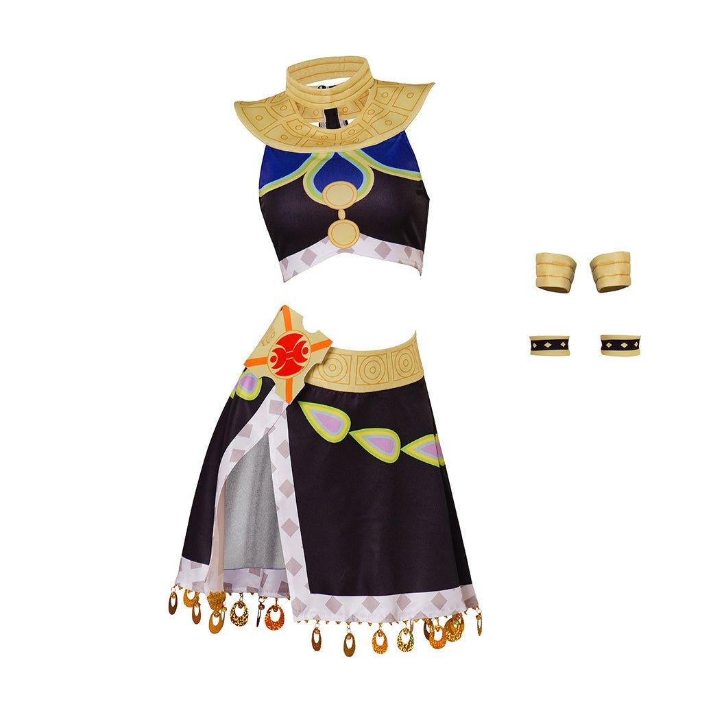 Fantasia Lady Riju para Mulheres | Top e Saia | Roupa para Halloween e Carnaval - Estrela Cosplay