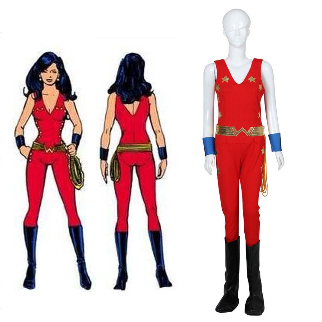 Fantasia de Wonder Woman para Adultos – Traje Iconico da Guerreira Amazona - Estrela Cosplay