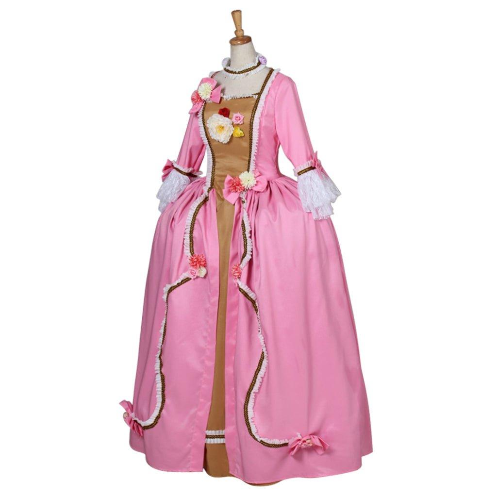 Vestido Gótico Rococó Bailarina Rosa Feminino | Traje Princesa Vitoriana, Renascença, Colonial - Estrela Cosplay