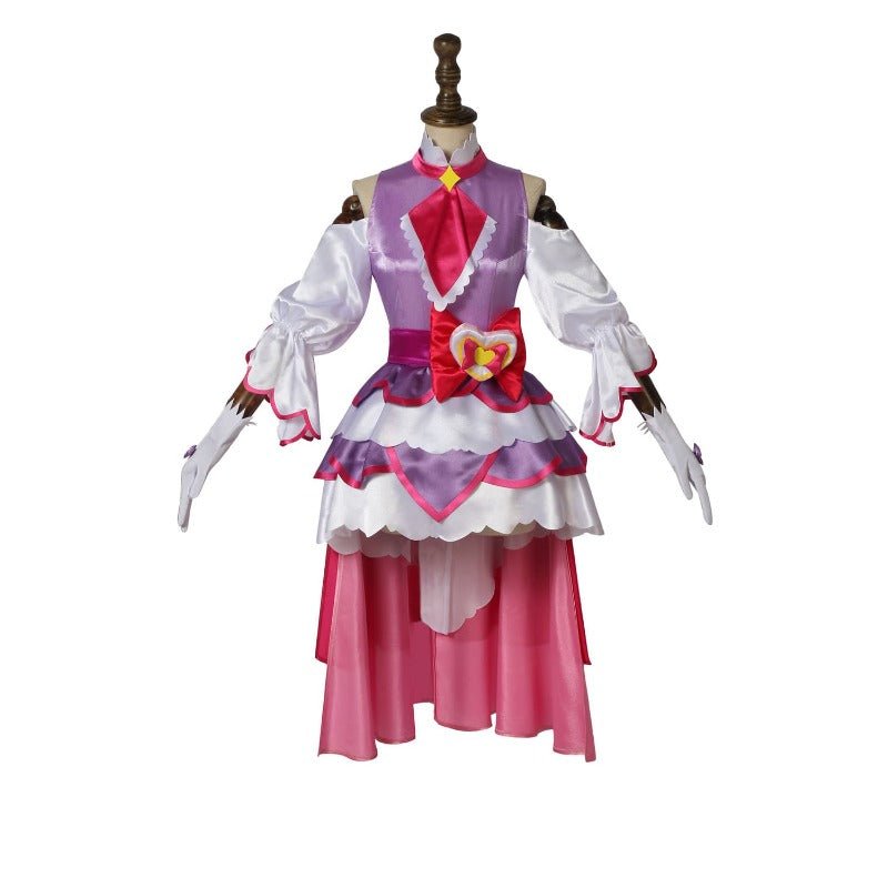Fantasia de Cosplay Anime Hugtto! Pretty Cure Cure Ruru Amour - Design Elegante para Fãs - Estrela Cosplay