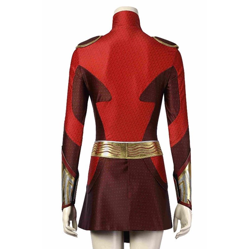 Traje de Cosplay Lady SZ Mary Marvel Fúria dos Deuses para Mulheres - Estrela Cosplay