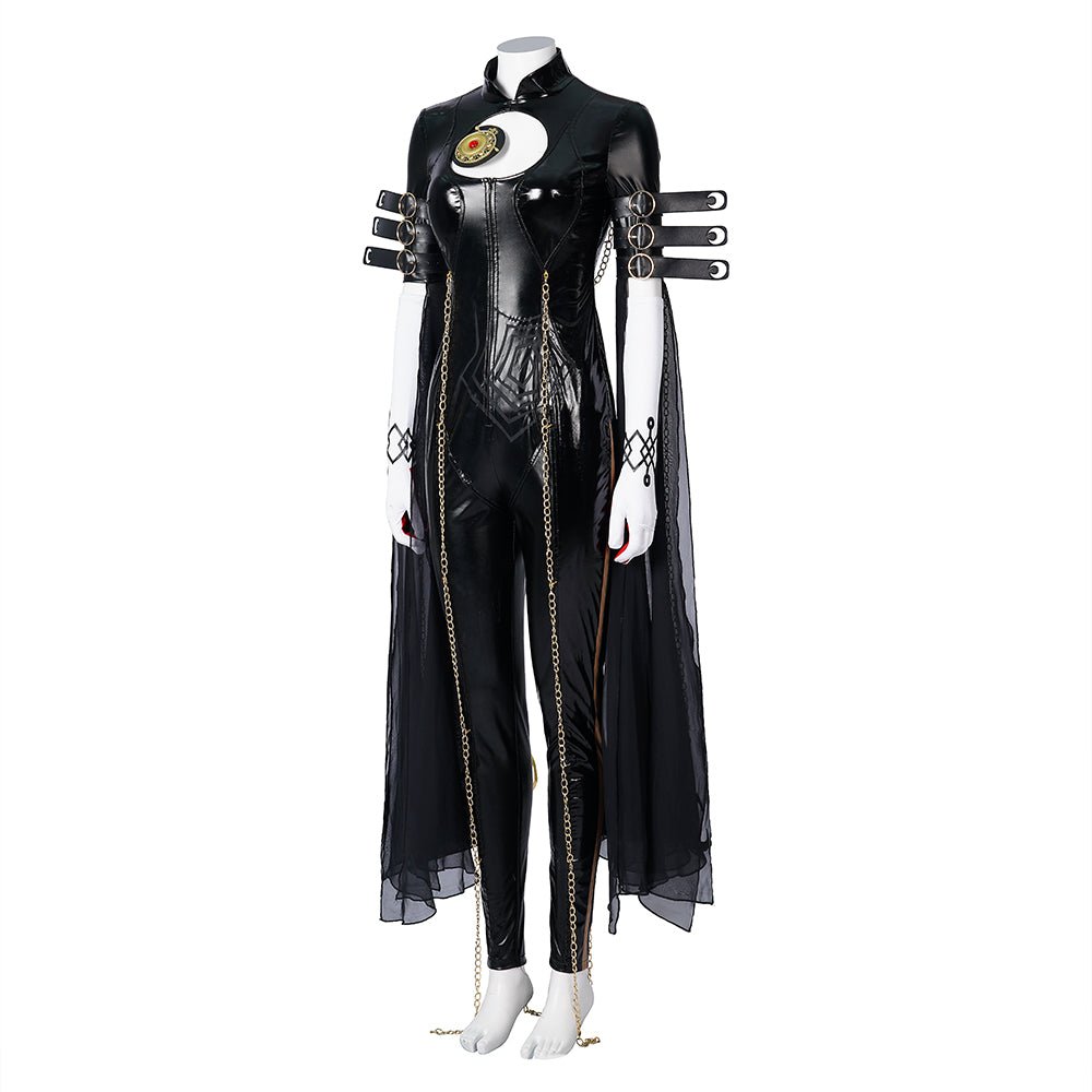 Traje de Cosplay Bayonetta Bodysuit para Mulheres Fantasia Halloween - Estrela Cosplay