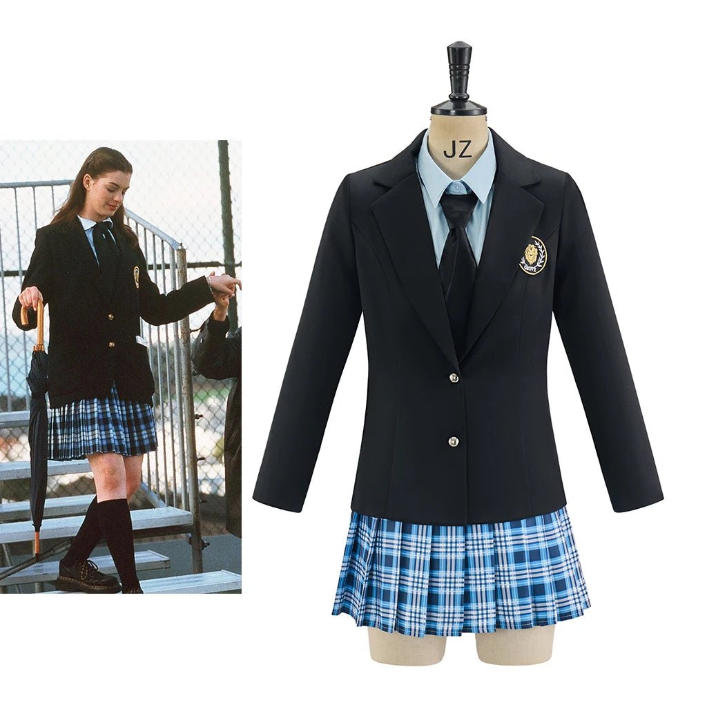 Fantasia Mia Thermopolis Diários de uma Princesa - Camisa, Casaco e Saia para Halloween, Cosplay e Festas - Estrela Cosplay