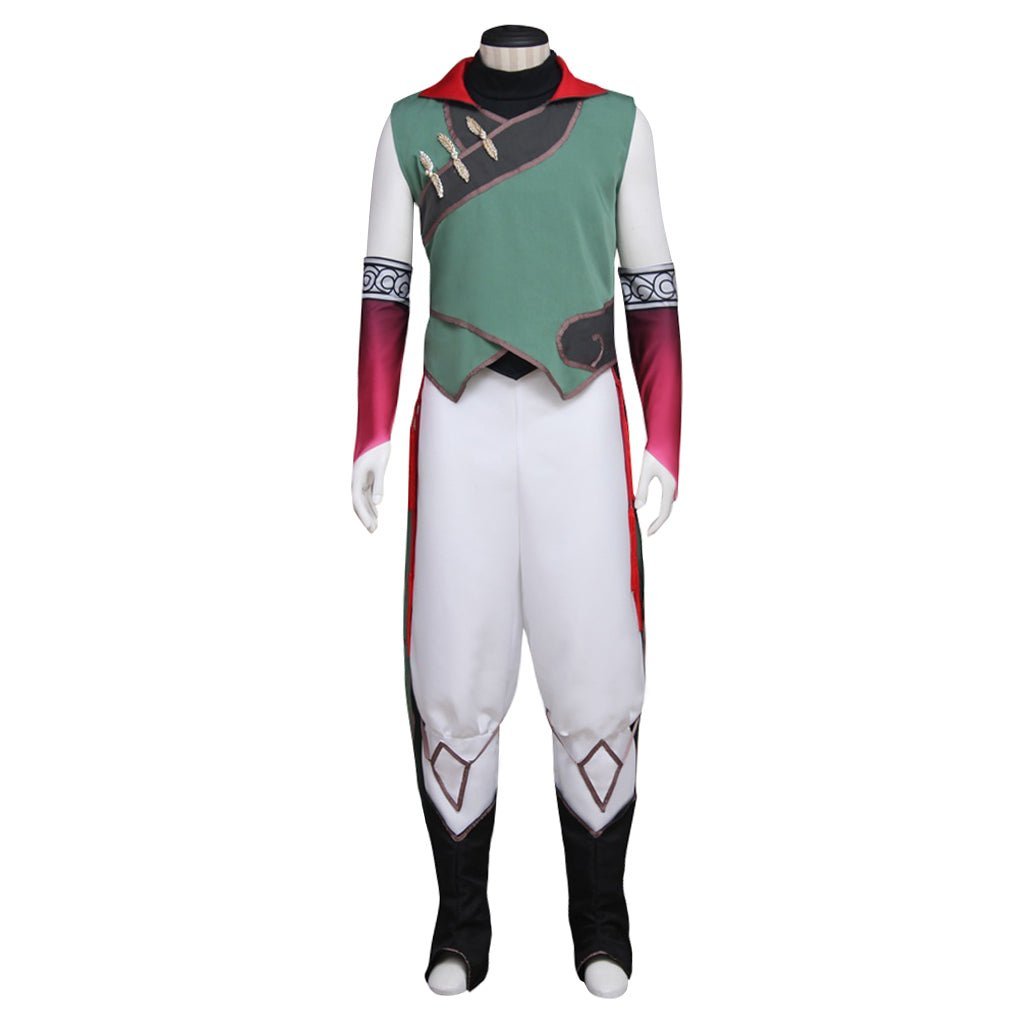 Traje de Cosplay Lie Ren RWBY Volume 4 - Autêntico e Inspirado no Anime - Estrela Cosplay