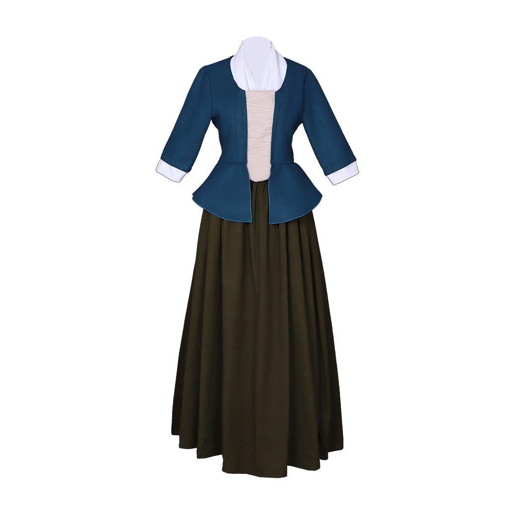 Vestido de Cosplay Claire Fraser Outlander | Traje Colonial Escocês - Estrela Cosplay