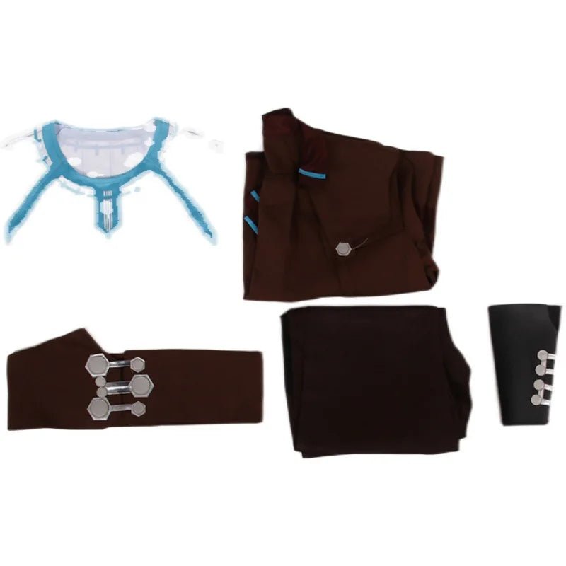 Fantasia Vander Arcane LOL - Conjunto Completo Jaqueta Camisa Calças Uniforme Traje Halloween - Estrela Cosplay