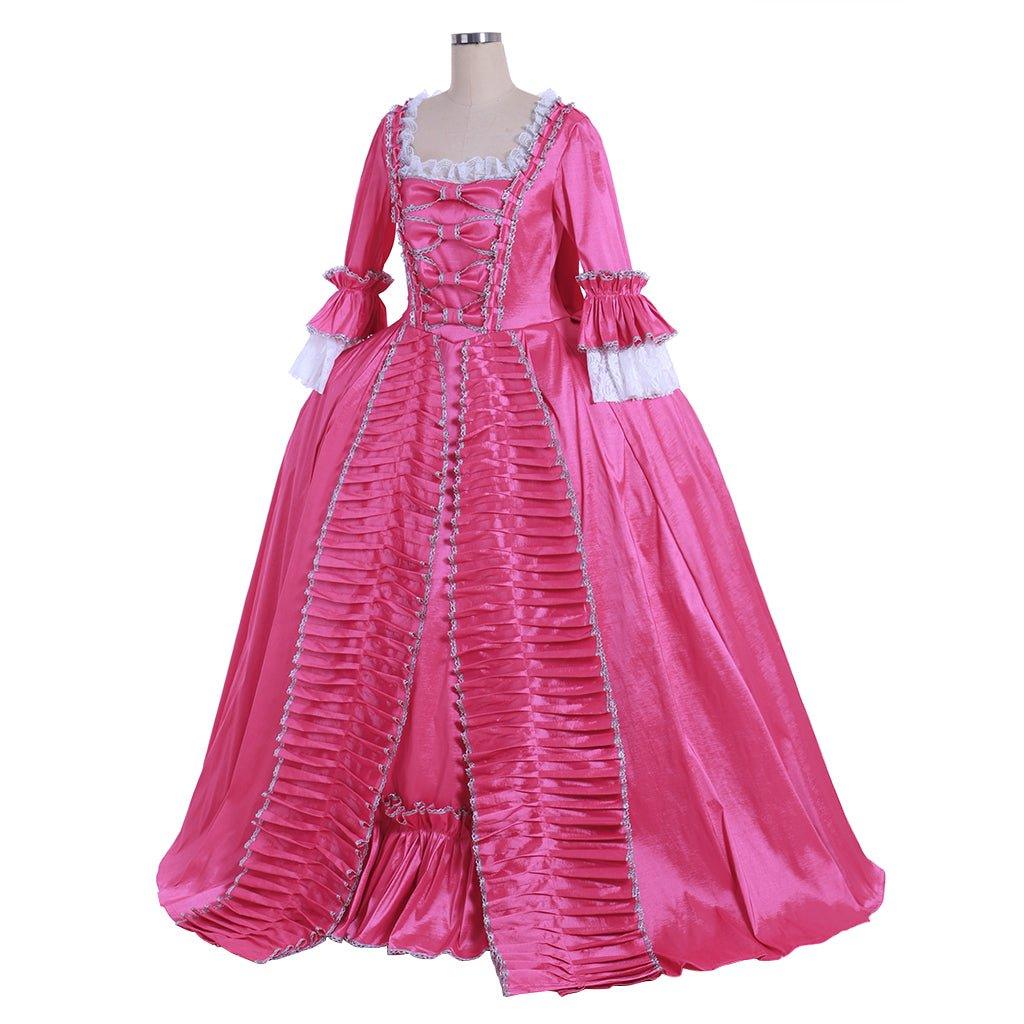 Vestido de Baile Colonial Marie Antoinette Século 18 | Vestido Princesa Vintage Vitoriano - Estrela Cosplay