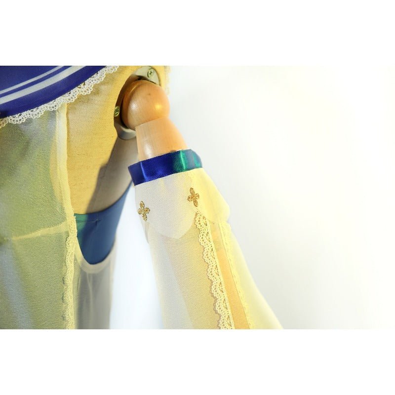 Traje de Cosplay de Banho de Barbara de Genshin Impact com Bolsa para Verão - Estrela Cosplay