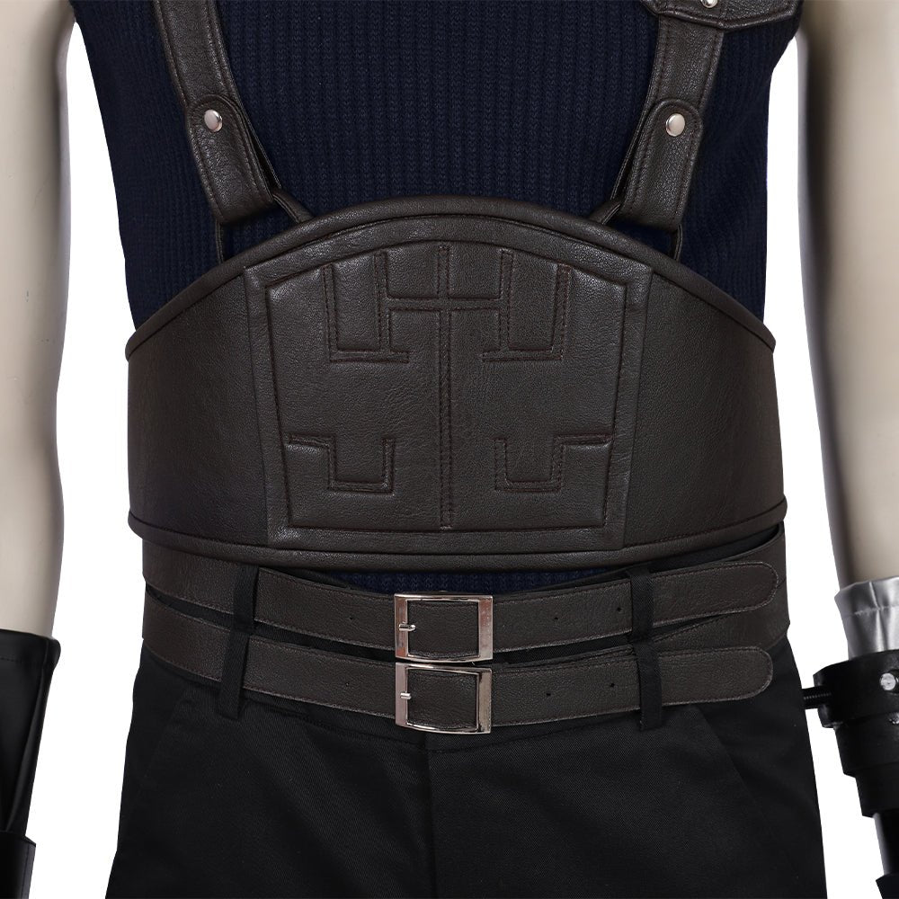 Fantasia Final Fantasy VII Remake Cloud Strife Cosplay - Qualidade Premium - Estrela Cosplay