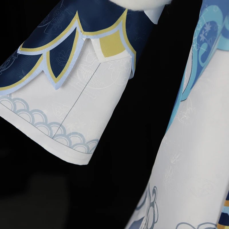 Fantasia Bailu de Honkai Star Rail - Vestido Feminino com Design de Escamas de Peixe e Cauda para Halloween e Festas - Estrela Cosplay
