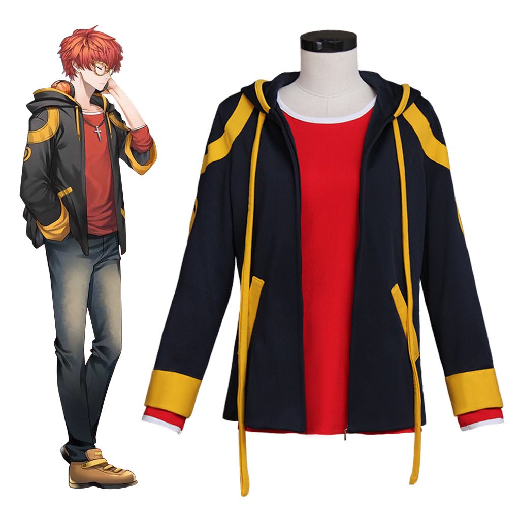 Fantasia de Cosplay Mystic Messenger 707 Saeyoung Luciel Choi | Traje de Jogo - Estrela Cosplay
