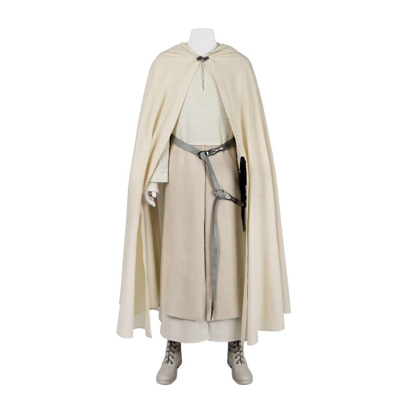 Senhor dos Anéis Gandalf o Branco Cosplay Conjunto Completo com Capa e Sapatos - Estrela Cosplay