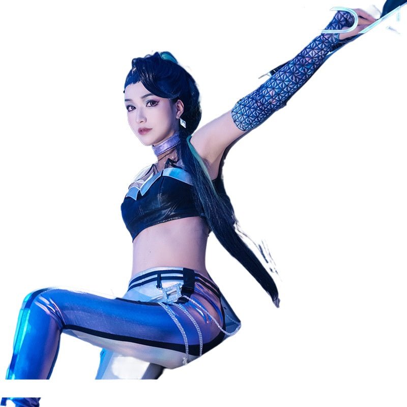 Fantasia de Cosplay LOL KDA 2020 Kaisa para Mulheres - Traje para Festas de Halloween - Estrela Cosplay