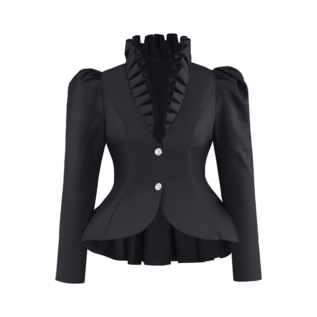 Casaco Preto Medieval Feminino para Cosplay - Fantasia Gótica - Estrela Cosplay