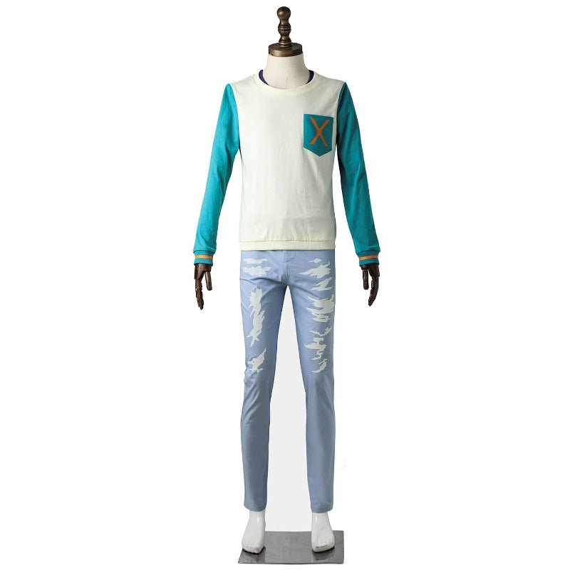 Jogo A3! Sakisaka Muku Cosplay Roupa Diária Casaco + Calça Preta para Adultos - Estrela Cosplay