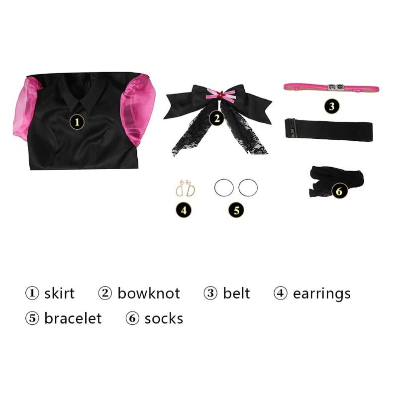 Fantasia de Draculaura Monster High para Halloween e Carnaval - Vestido Preto - Estrela Cosplay