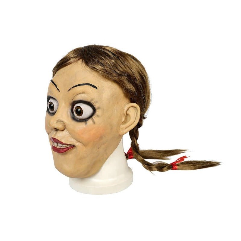 Fantasma Noiva Annabelle Cosplay Vestido Princesa Branco Longo para Halloween e Festas - Estrela Cosplay