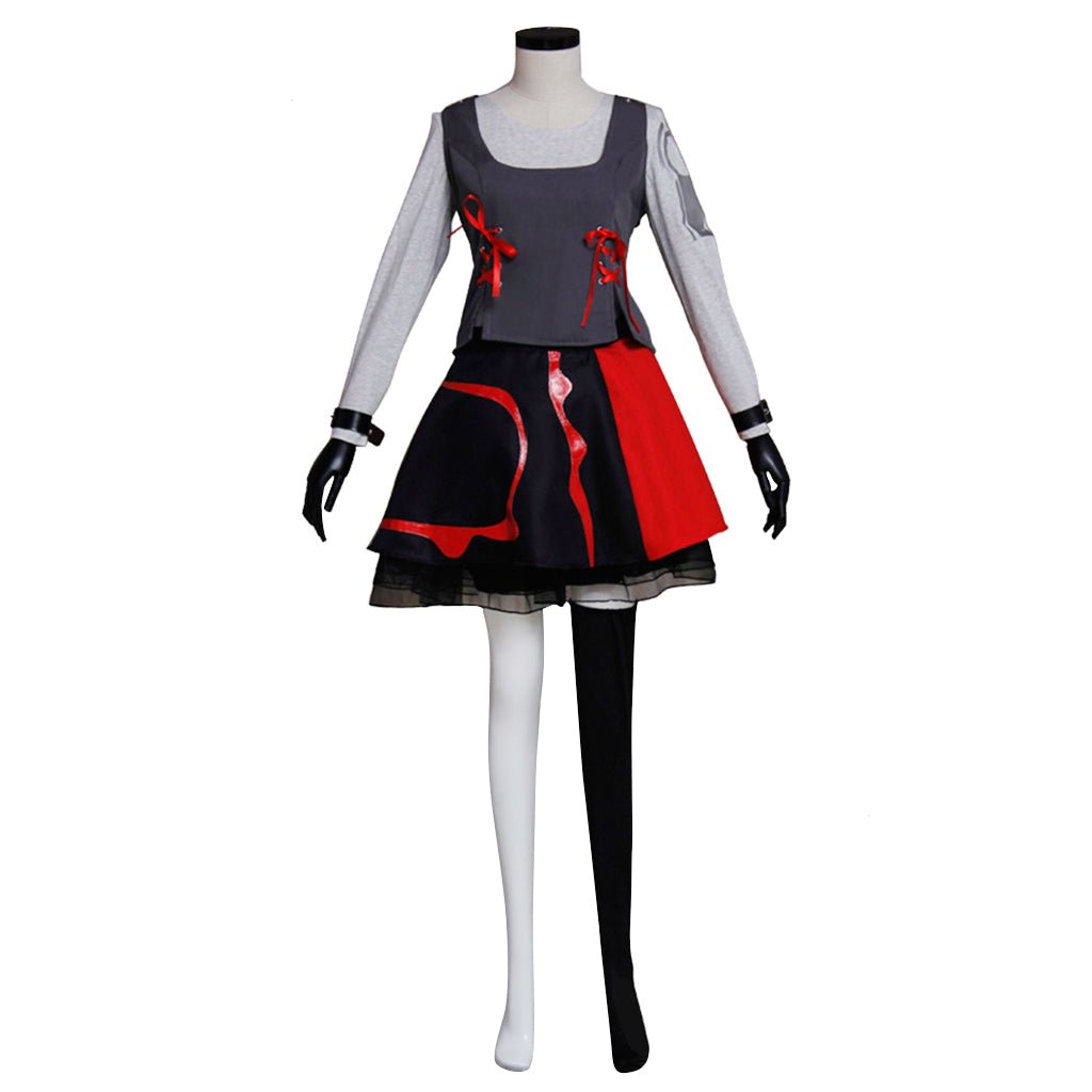 Traje de Cosplay Ruby Rose RWBY Volume 7 - Roupa Premium Inspirada em Anime - Estrela Cosplay