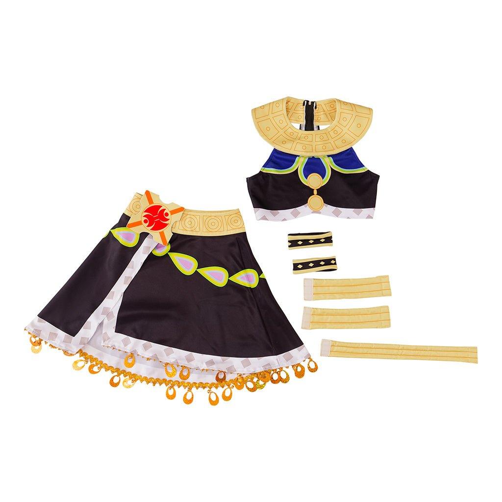 Fantasia Lady Riju para Mulheres | Top e Saia | Roupa para Halloween e Carnaval - Estrela Cosplay