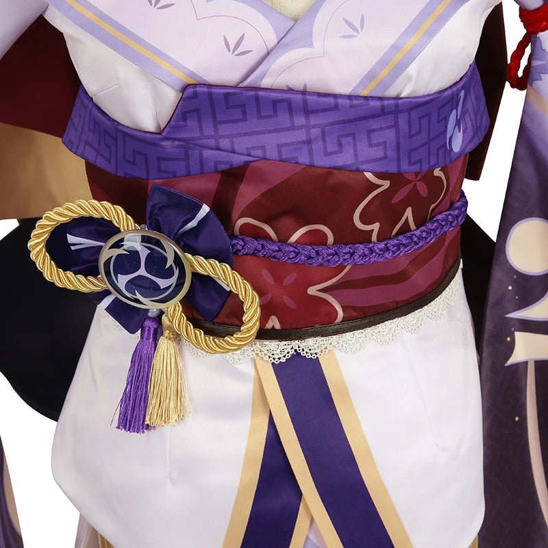 Fantasia de Baal de Genshin Impact - Raiden Shogun para Halloween - Conjunto Completo para Mulheres - Estrela Cosplay