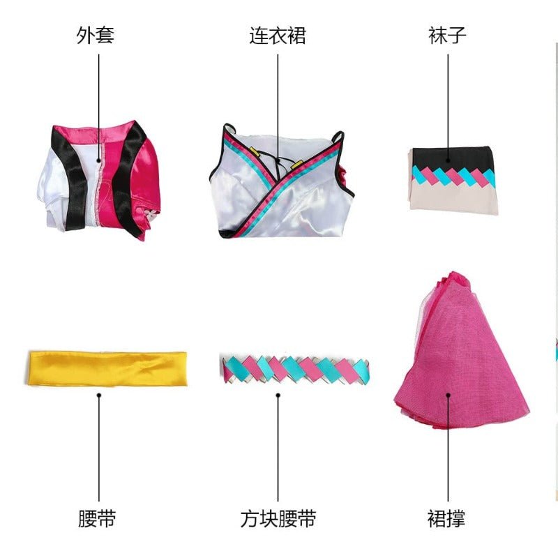 Fantasia de Kimono Hatsune Miku Magical Mirai 2020 para Festivais de Verão e Halloween - Estrela Cosplay