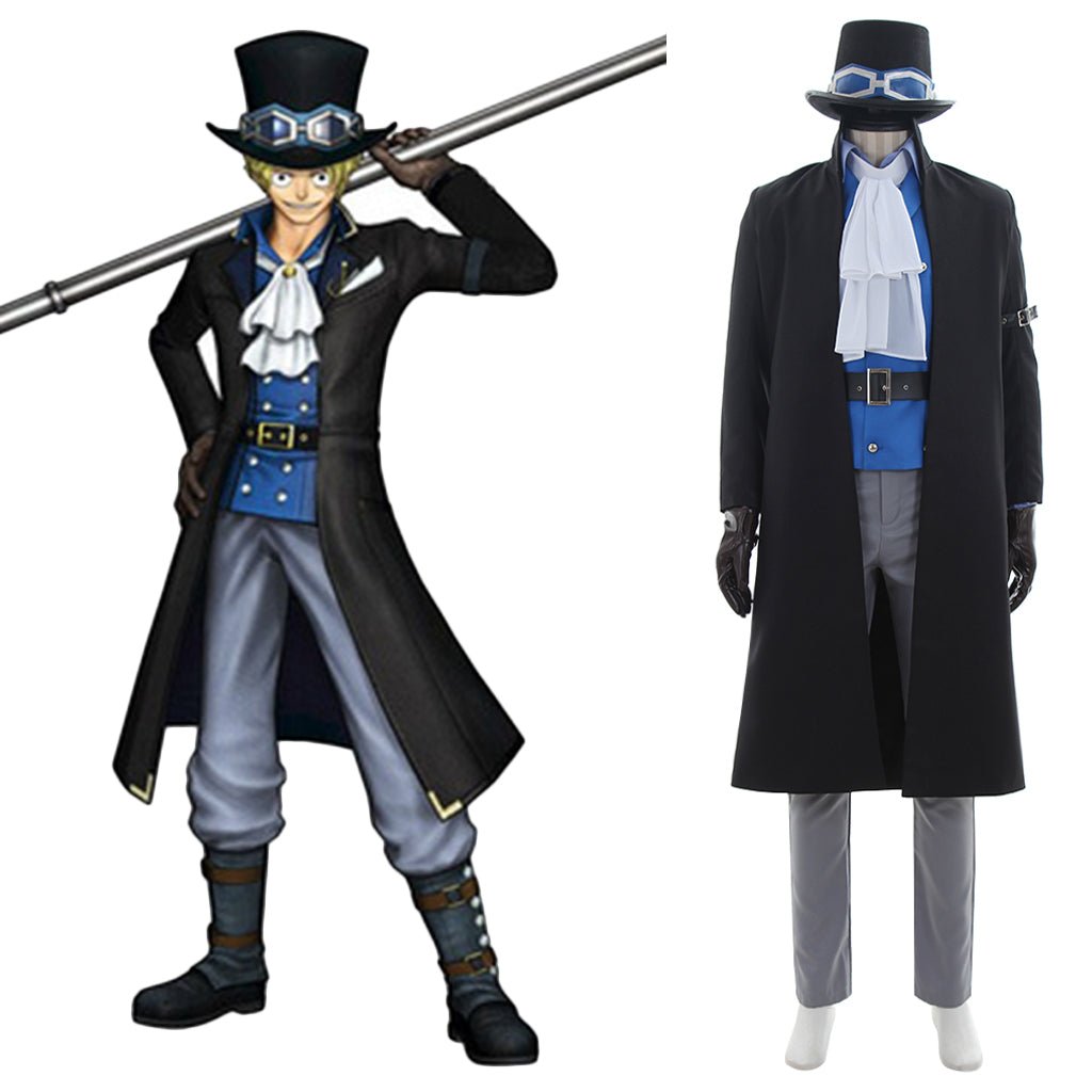 Fantasia de Cosplay de Sabo de One Piece - Traje do Chefe do Exército Revolucionário - Estrela Cosplay