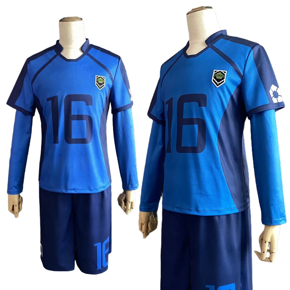 Fantasia e Peruca de Cosplay de Blue Lock - Isagi Bachira, Chigiri Nagi, Rin Sae, Itoshi Kaiser, Reo Hiori, Barou Shidou, Niko Yukimiya - Estrela Cosplay