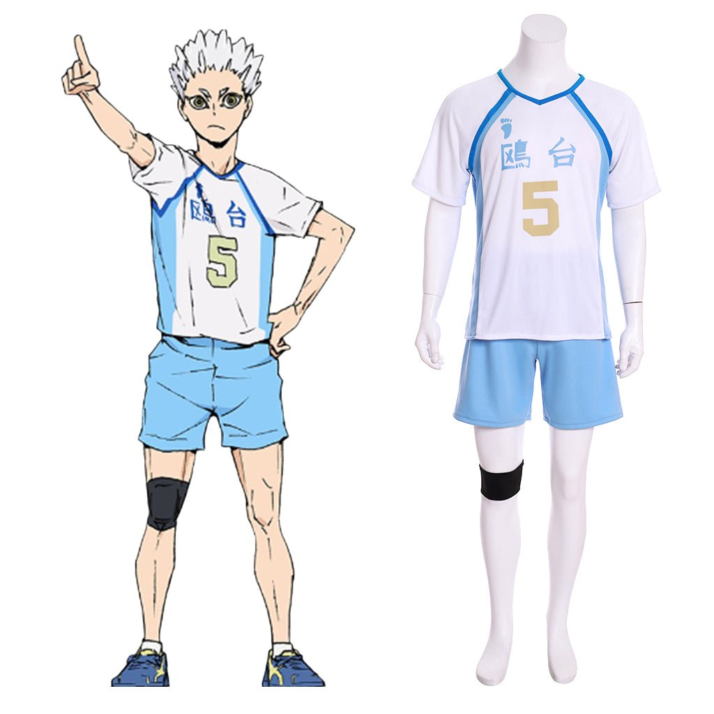 Conjunto de Camisa de Vôlei Cosplay Korai Hoshiumi Haikyuu!! - Estrela Cosplay