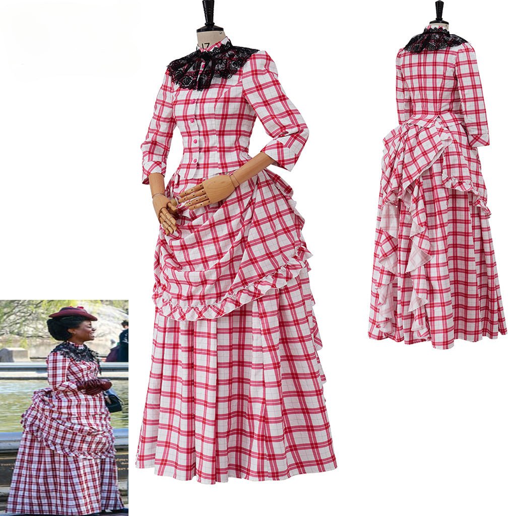 Vestido de Cosplay Peggy Scott da Era Vitoriana | Vestido de Bailes da Era da Guerra Civil - Estrela Cosplay