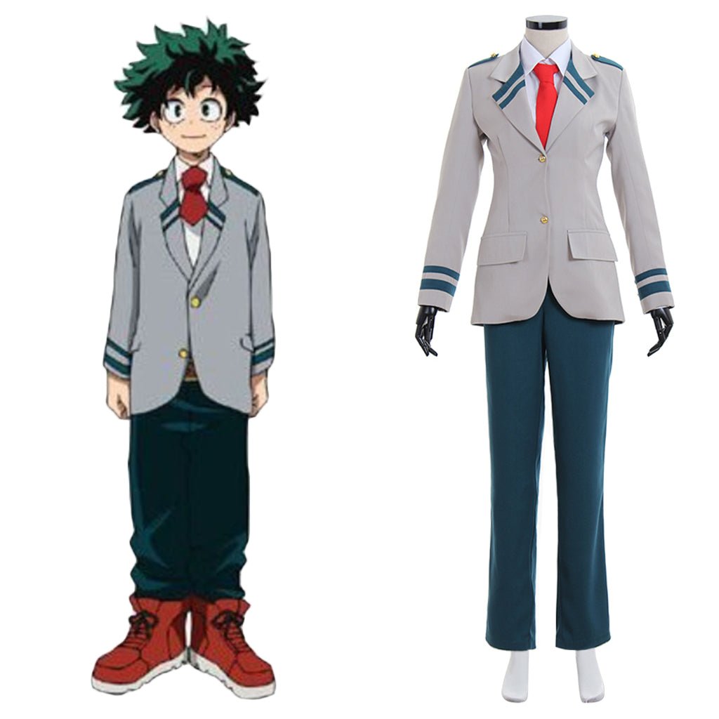 Uniforme Escolar de Izuku Midoriya e Shoto Todoroki de My Hero Academia para Cosplay - Estrela Cosplay
